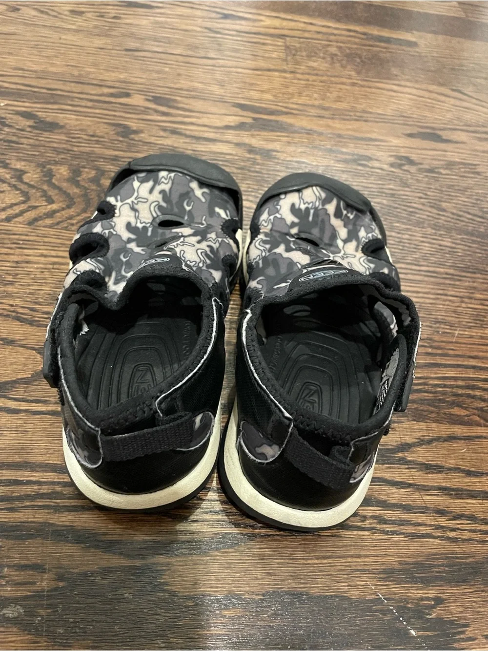 Keen Kids Black & Gray Camo Closed-Toe Water Sandals